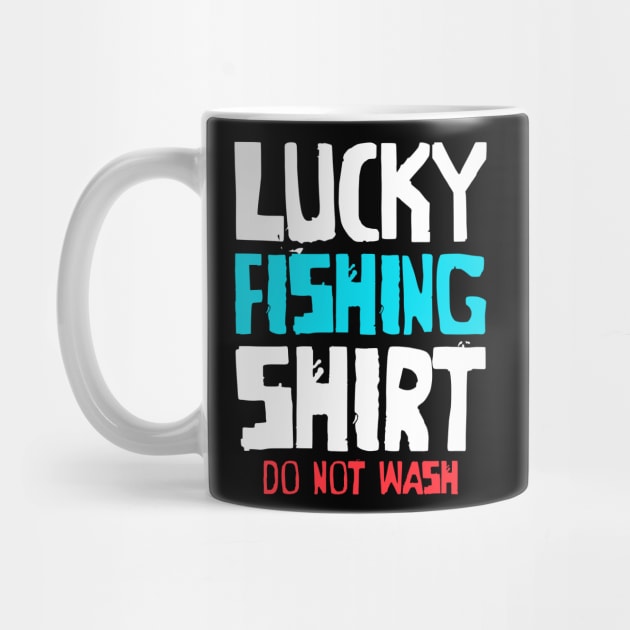 Lucky Fishing Tshirt for men and women by TheMjProduction